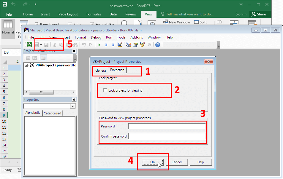 Microsoft Excel 2016-2019. Удаление VBA пароля